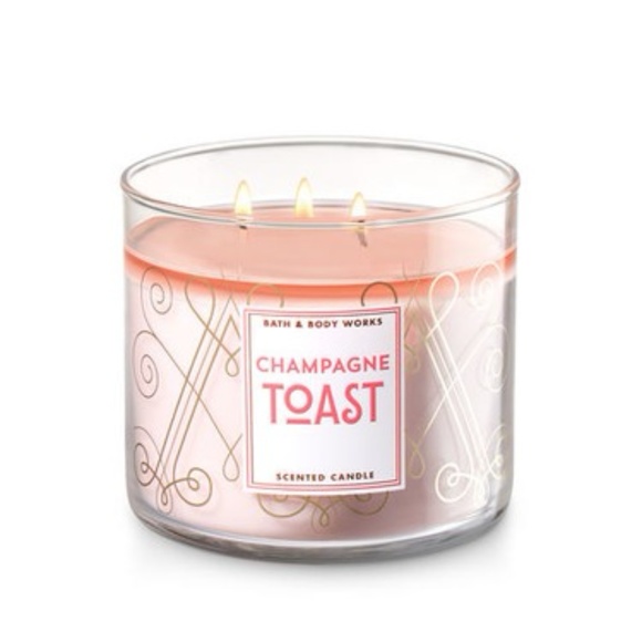 New Champagne Toast Bath Body Works Candle Nwt